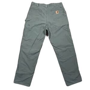 Y2K Carhartt B151 Work Pants Mens 38x36 Grey Cotton Utility Carpenter